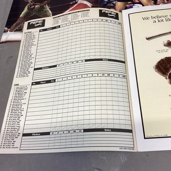 Lot Of 6 Sports Catalogs/Magazines - Bulls, Cubs, Boxing, Hockey, Football - Picture 7 of 15